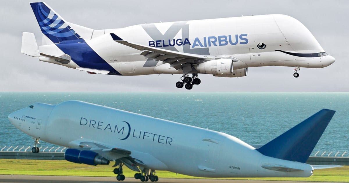 Boeing Beluga и Airbus Dreamlifter: самолёты, которые возят самолёты