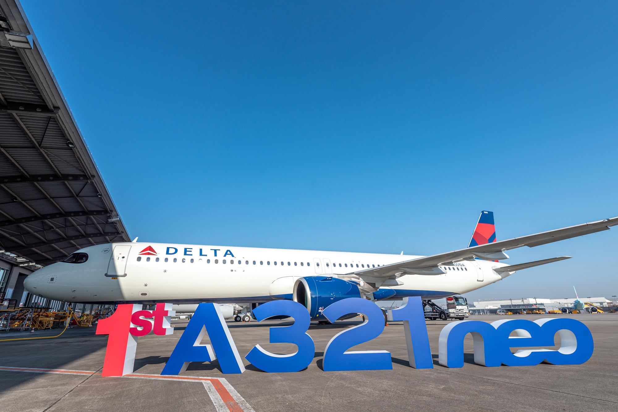 Delta Air Lines реализовала опционы на 34 Airbus A321neo