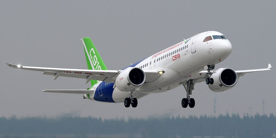 Китай задерживал поставки Airbus, добиваясь европейской сертификации COMAC C919